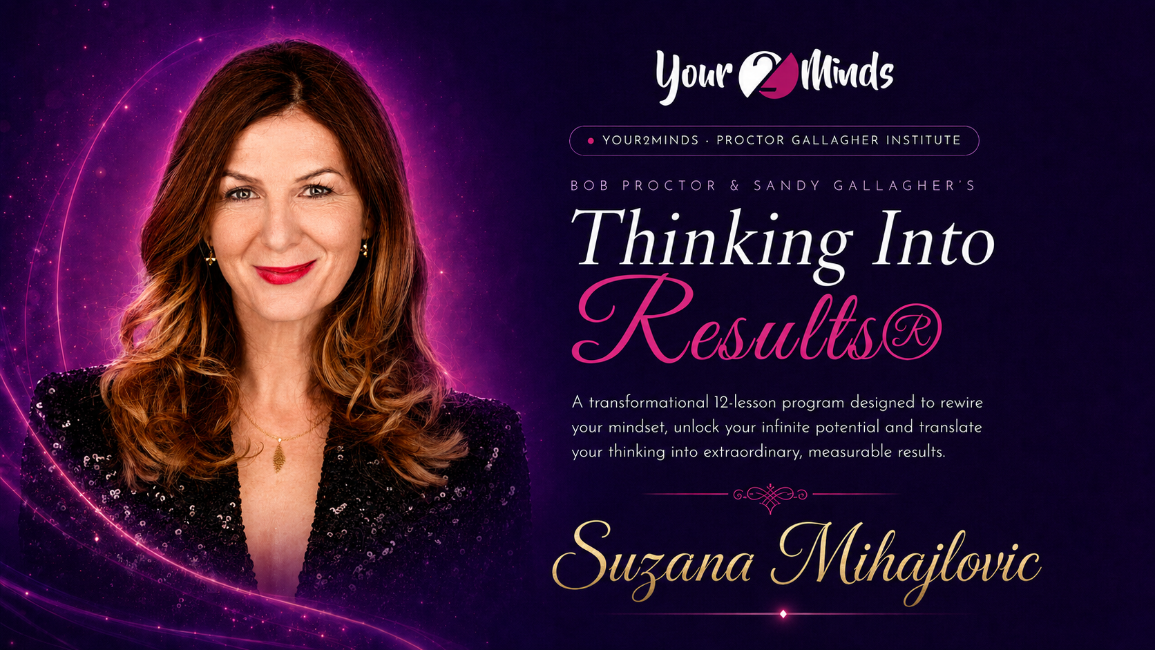 Thinking Into Results program by Your2Minds with Suzana Mihajlovic