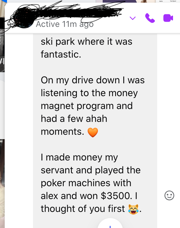 Money Magnet client testimonial 8