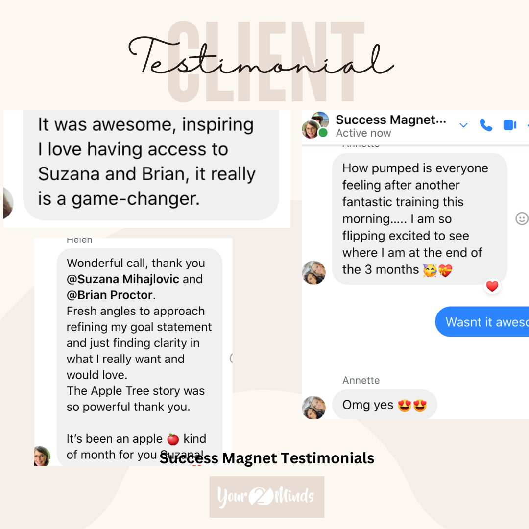 Success Magnet client testimonial 1